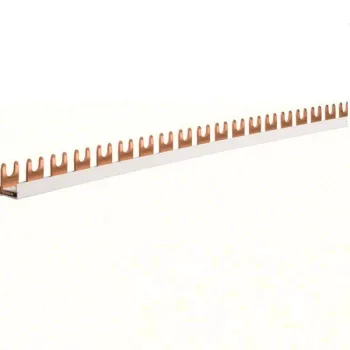   Hager KDN163B, Fázissín 1P, 56 modul, 1000 mm-es, 10mm2 keresztmetszet (63A), darabolható (Hager KDN163B).