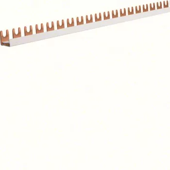   Hager KDN180B, Fázissín 1P, 56 modul, 1000 mm-es, 16mm2 keresztmetszet (80A), darabolható (Hager KDN180B).