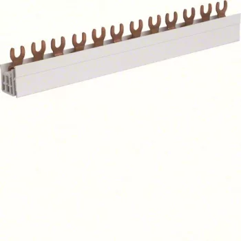   Hager KDN363A, Fázissín 3P, 12 modul, 210 mm-es, 10mm2 keresztmetszet, darabolható (Hager KDN363A).