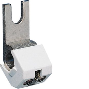   Hager KF84A Betápbővítő moduláris készülékekhez, villás, 1P 1x25mm2 kábelek részére, oldalsó csatl.