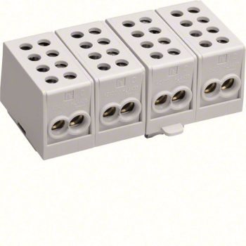   Hager KH35A Fővezetéki leágazó kapocs, 4P, 2 leág/P, érintésvédett