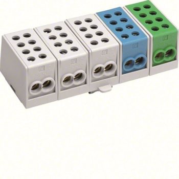   Hager KH45A Fővezetéki leágazó kapocs, 5P, 2 leág/P, érintésvédett