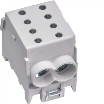   Hager KH70G Betáplálókábel leágazó sorkapocs,2x70/ 2x50 mm2 1P szürke