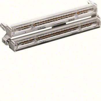   Hager KM25A N/PE sín FWBxx és FWxxUS2 szekrényekhez, 2x25db csatakozás, 60A, 1 mező széles