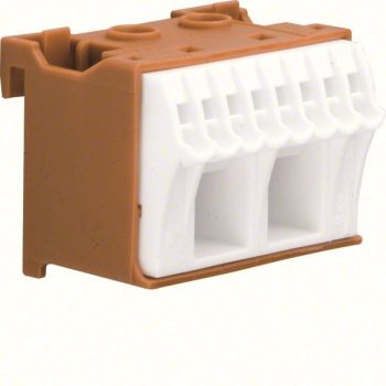   Hager KN10P Sorkapocs, QuickConnect, N, 10 csatlakozás barna