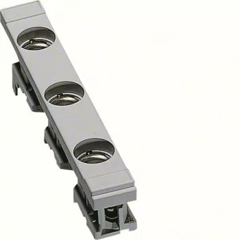   Hager L063L D02 biztosítós aljzat, 60mm-es síntávolságra, 3x35A, 16mm2