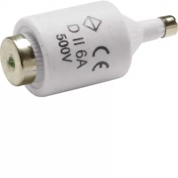   Hager LE27F06 DII olvadóbiztosító betét E27 500v F 6A GYORS betét DT II (DOL II)