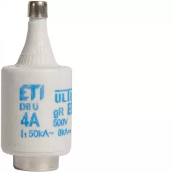   Hager LE27FF04 DII olvadóbiztosító betét E27 500V FF 4A ULTRAGYORS betét DT II (DOL II)