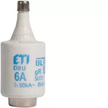   Hager LE27FF06 DII olvadóbiztosító betét E27 500V FF 6A ULTRAGYORS betét DT II (DOL II)