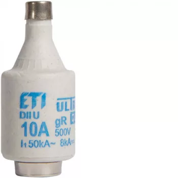   Hager LE27FF10 DII olvadóbiztosító betét E27 500v FF 10A ULTRAGYORS betét DT II (DOL II)