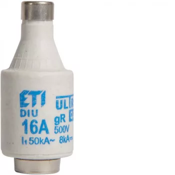   Hager LE27FF16 DII olvadóbiztosító betét E27 500v FF 16A ULTRAGYORS betét DT II (DOL II)