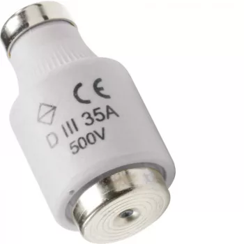   Hager LE33F35 DIII olvadóbiztosító betét, E33 500V F 35A ULTRAGYORS betét