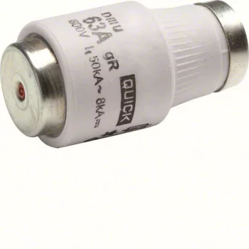   Hager LE33FF63 DIII olvadóbiztosító betét, E33 500V FF 63A SZUPERGYORS betét