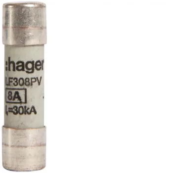   Hager LF308PV PV szolár olvadóbetét, 10x38 mm, 1000 V DC, 8A