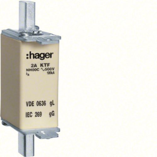 Hager LNH00002T NH 00C KTF/gG 2A 500V késes biztosító