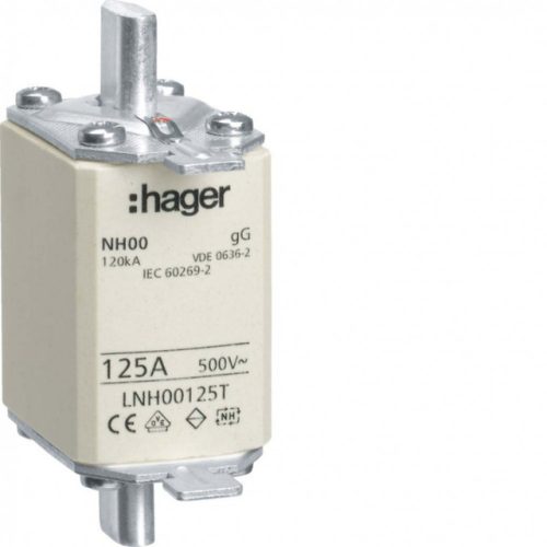 Hager LNH00125T NH 00 KTF/gG 125A 500V késes biztosító