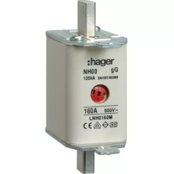 Hager LNH0160M NH 0 KTF/gG 160A 500V késes biztosító