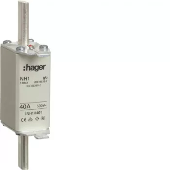 Hager LNH1040T NH 1C KTF/gG 40A 500V késes biztosító