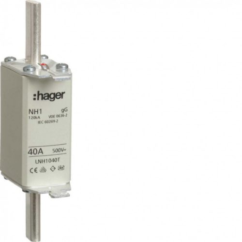 Hager LNH1040T NH 1C KTF/gG 40A 500V késes biztosító