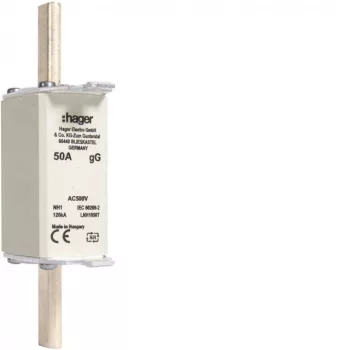 Hager LNH1050T NH 1C KTF/gG 50A 500V késes biztosító
