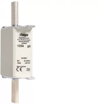 Hager LNH1125T NH 1C KTF/gG 125A 500V késes biztosító