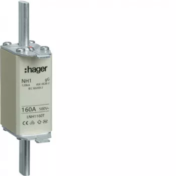 Hager LNH1160T NH 1C KTF/gG 160A 500V késes biztosító