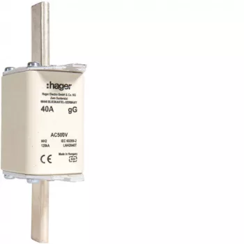 Hager LNH2040T NH 2C KTF/gG 40A 500V késes biztosító