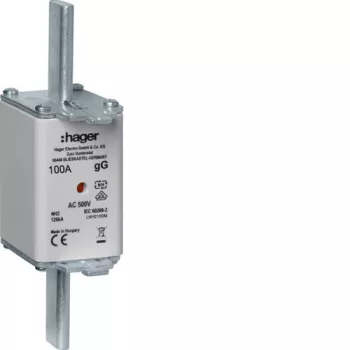   Hager LNH2100M NH 2C gG AC500V 100A LNH2100T késes biztosító