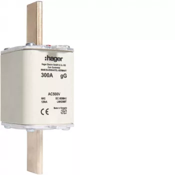 Hager LNH2300T NH 2 KTF/gG 300A 500V késes biztosító