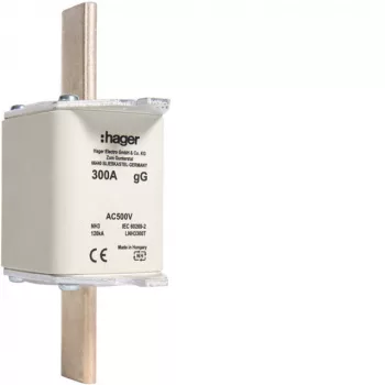 Hager LNH3300T NH 3C KTF/gG 300A 500V késes biztosító