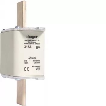 Hager LNH3315T NH 3C KTF/gG 315A 500V késes biztosító