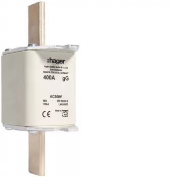 Hager LNH3400T NH 3C KTF/gG 400A 500V késes biztosító