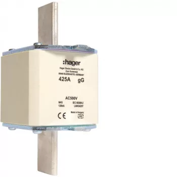 Hager LNH3425T NH 3 KTF/gG 425A 500V késes biztosító