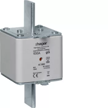 Hager LNH3630M NH 3 KTF/gG 630A 500V késes biztosító