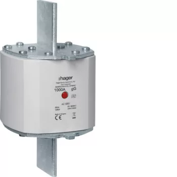 Hager LNH41000M NH4a gG 500V 1000A késes biztosító
