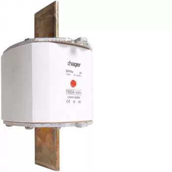 Hager LNH41600M NH4a gG 500V 1600A késes biztosító
