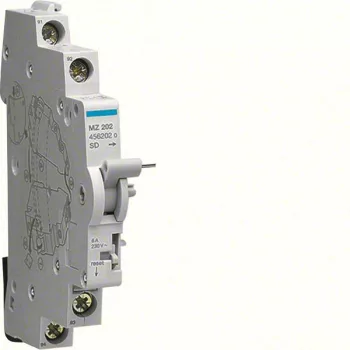   Hager MZ202, Jelzőérintkező SD segédérintkező, 230 V (AC), MZ (Hager MZ202)