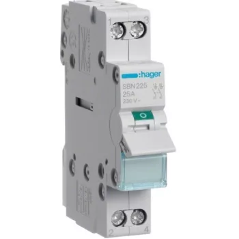   Hager SBN225, moduláris terheléskapcsoló 2P 25A 230 V (Hager SBN225)