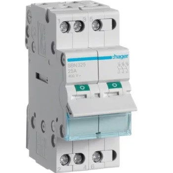   Hager SBN325, moduláris terheléskapcsoló 3P 25A 400 V (Hager SBN325)