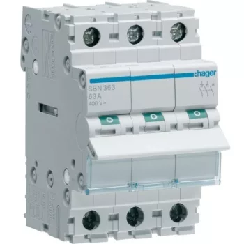   Hager SBN363, moduláris terheléskapcsoló 3P 63A 400 V (Hager SBN363)