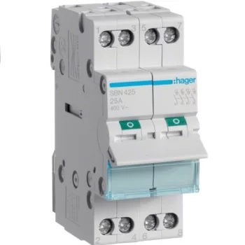   Hager SBN425, moduláris terheléskapcsoló 4P 25A 400 V (Hager SBN425)