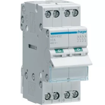   Hager SBN432, moduláris terheléskapcsoló 4P 32A 400 V (Hager SBN432)