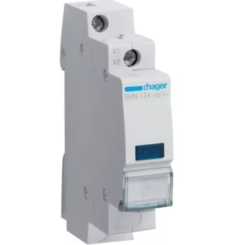   Hager SVN124, moduláris jelzőlámpa, 1db kék leddel, 230V AC (Hager SVN124)