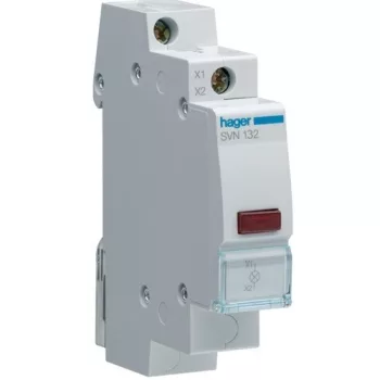   Hager SVN132, moduláris jelzőlámpa, 1db piros leddel, 12..48V AC/DC (Hager SVN132)