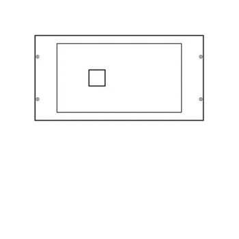   Hager Quadro UC001 160A terheléskapcsoló beépítő készlet, 300mm magás, 700mm széles Quadro5 és Quadro+ vagy 620mm széles Quadro4 szekrényekhez, II. é.v. osztály, Quadro (Hager UC001)