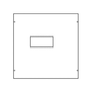   Hager Quadro+ UC050H h1000 kompakt megszakító beépítő készlet, 600mm magás, szerelőlappal, függőleges beépítés, 700mm széles Quadro+ szekrényekhez, I. é.v. osztály, Quadro (Hager UC050H)