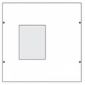   Hager Quadro+ UC062AR HWT2 légmegszakító beépítő készlet, 600mm magás, 700mm széles Quadro+ szekrényekhez, Quadro (Hager UC062AR)