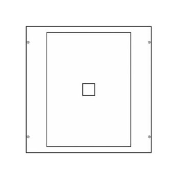  Hager Quadro+ UC271 800-1600A terheléskapcsoló beépítő készlet, 600mm magás, 900mm széles Quadro+ szekrényekhez, II. é.v. osztály, Quadro (Hager UC271)