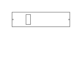   Hager Quadro UC314H x160 kompakt megszakító beépítő készlet, 150mm magás, kalapsínnel, vízszintes beépítés áramvédő kapcsoló nélkül, 900mm széles Quadro5 és Quadro+ szekrényekhez, II. é.v. osztály, Quadro (Hager UC314H)