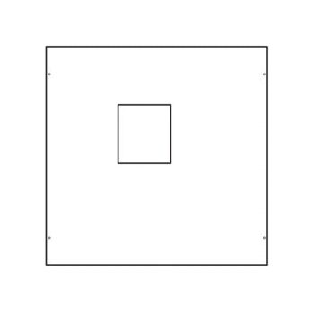   Hager Quadro+ UC350HM h1000 kompakt megszakító beépítő készlet, 600mm magás, szerelőlappal, vízszintes beépítés motoros hajtással, 700mm széles Quadro+ szekrényekhez, II. é.v. osztály, Quadro (Hager UC350HM)